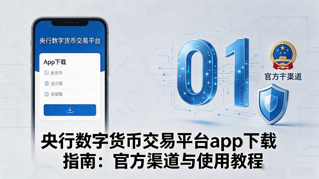 央行数字货币交易平台app下载指南：官方渠道与使用教程