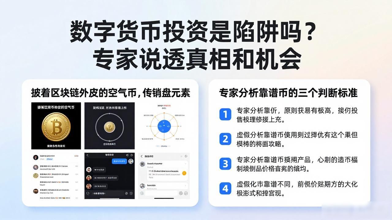 数字货币投资是陷阱吗？专家说透真相和机会