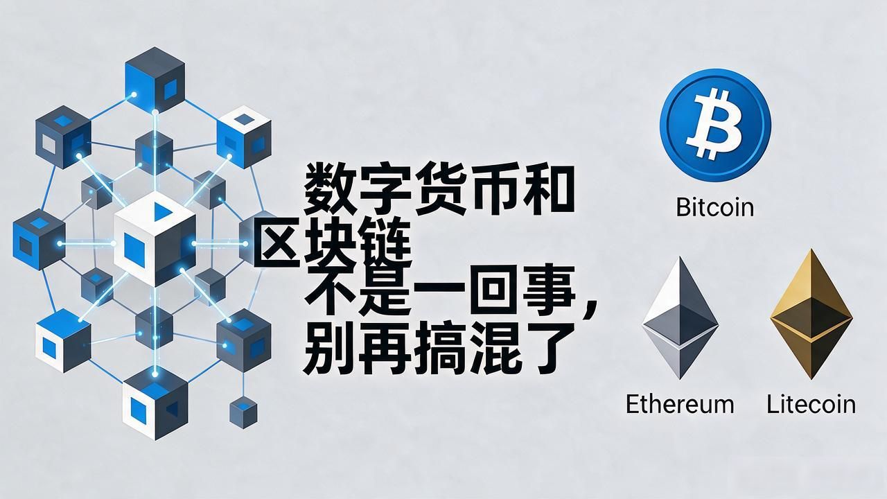 数字货币和区块链不是一回事，别再搞混了