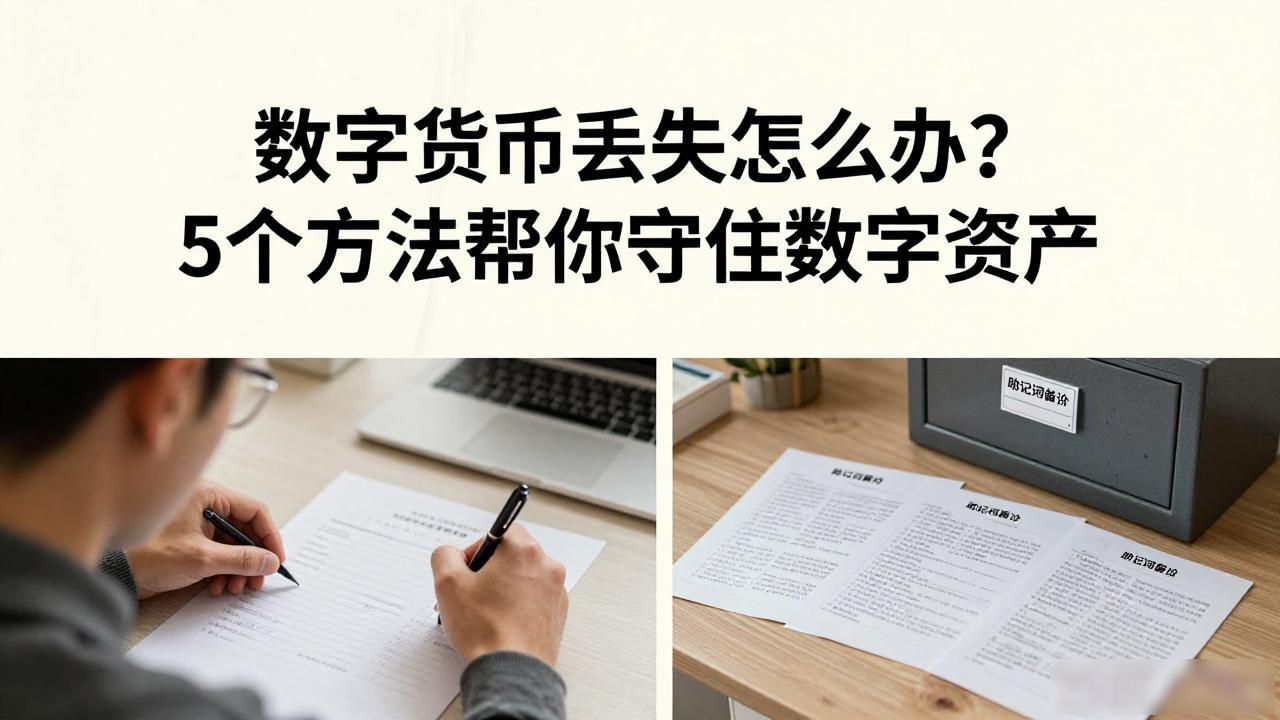 数字货币丢失怎么办？5个方法帮你守住数字资产