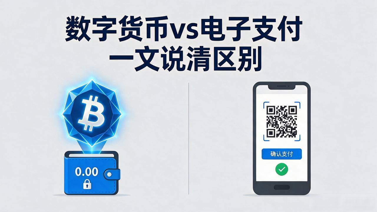 数字货币vs电子支付 一文说清区别