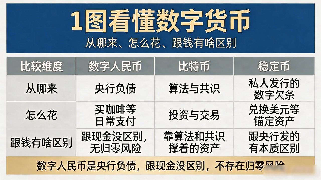 1图看懂数字货币：从哪来、怎么花、跟钱有啥区别