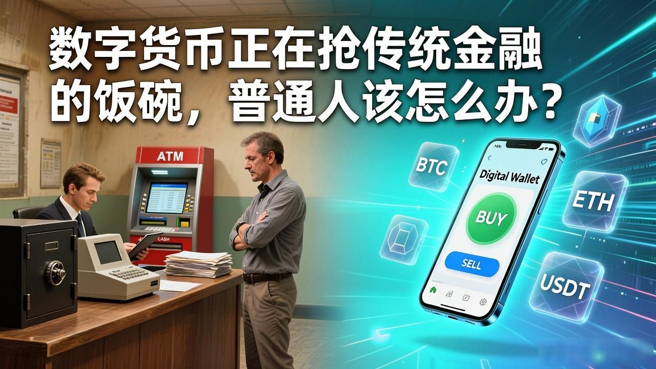 数字货币正在抢传统金融的饭碗，普通人该怎么办？