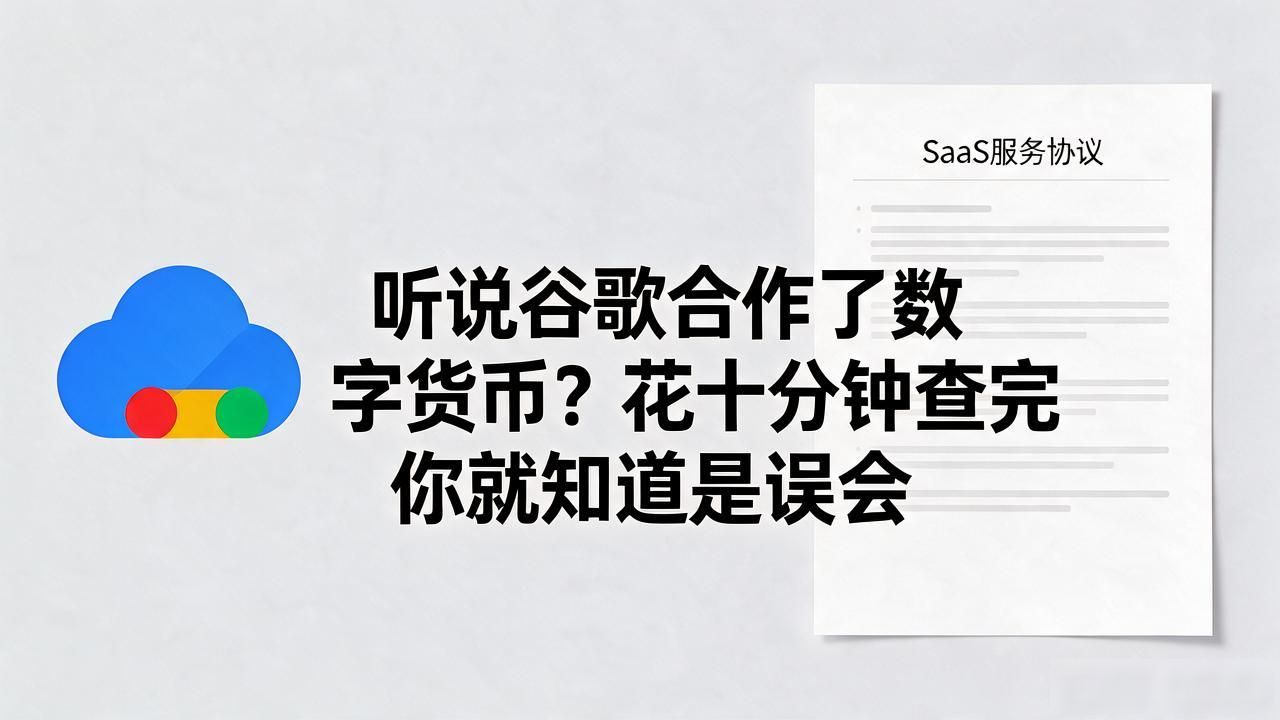 听说谷歌合作了数字货币？花十分钟查完你就知道是误会
