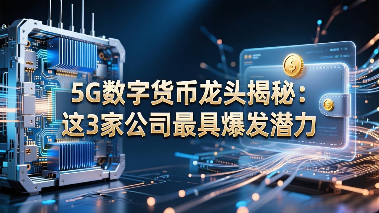 5G数字货币龙头揭秘：这3家公司最具爆发潜力