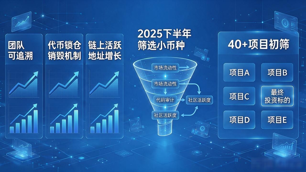 除了BTC和ETH，其它数字货币投资这些小币种到底怎么挑