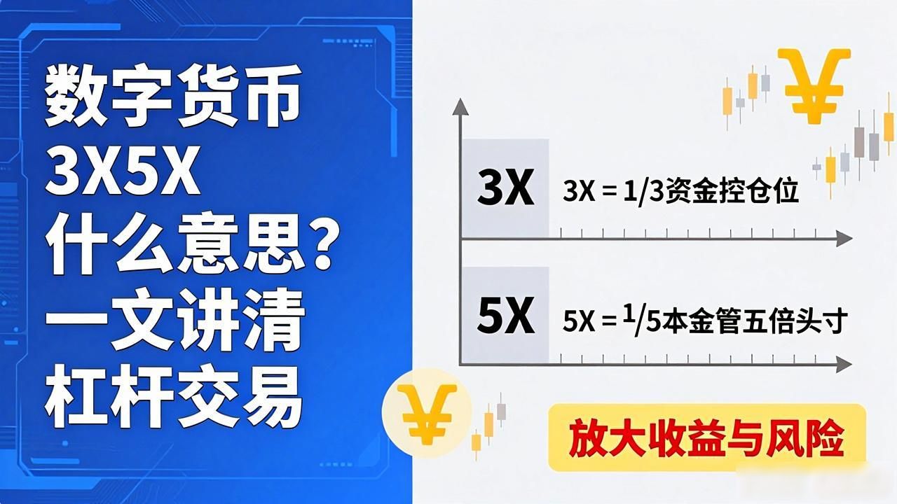 数字货币3X5X什么意思？一文讲清杠杆交易