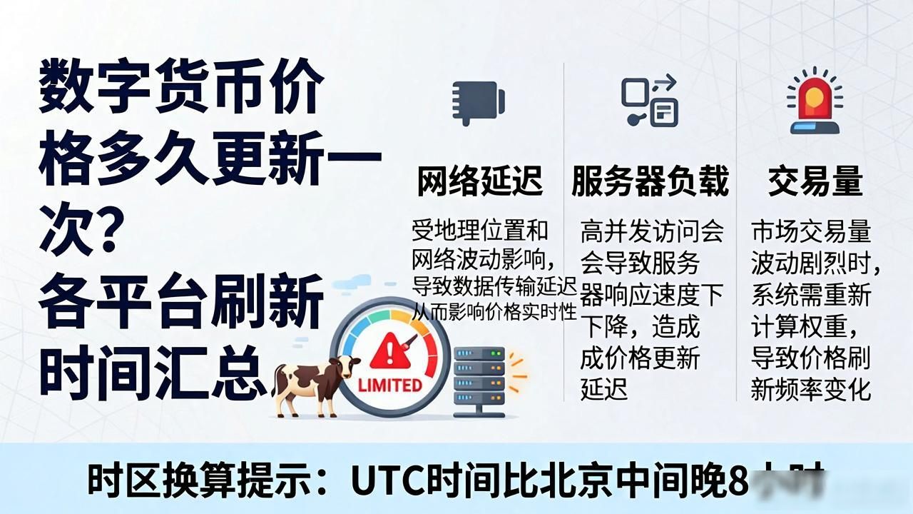 数字货币价格多久更新一次？各平台刷新时间汇总