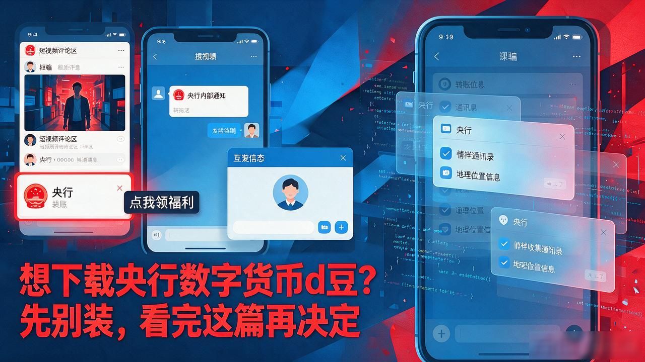 想下载央行数字货币d豆？先别装，看完这篇再决定