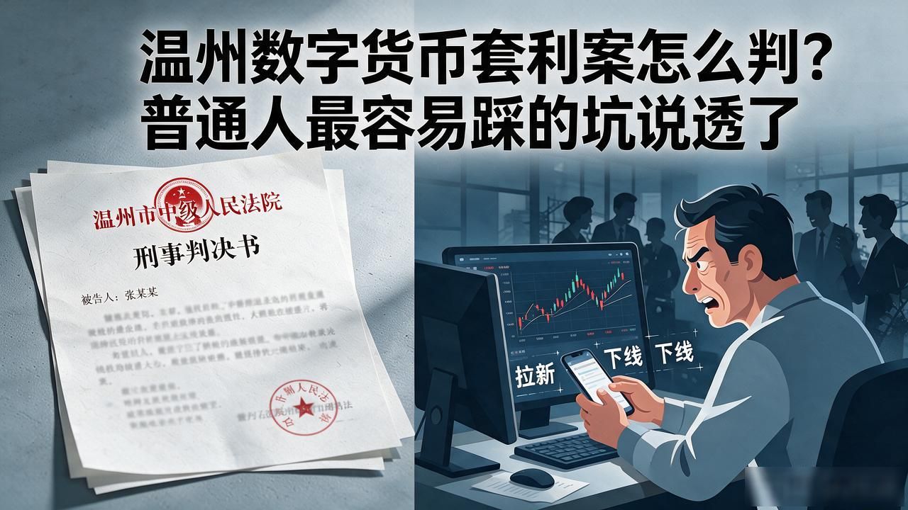温州数字货币套利案怎么判？普通人最容易踩的坑说透了