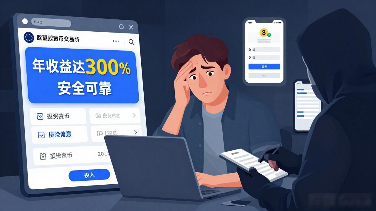 欧盟数字货币诈骗案件：新型骗局如何坑骗投资者
