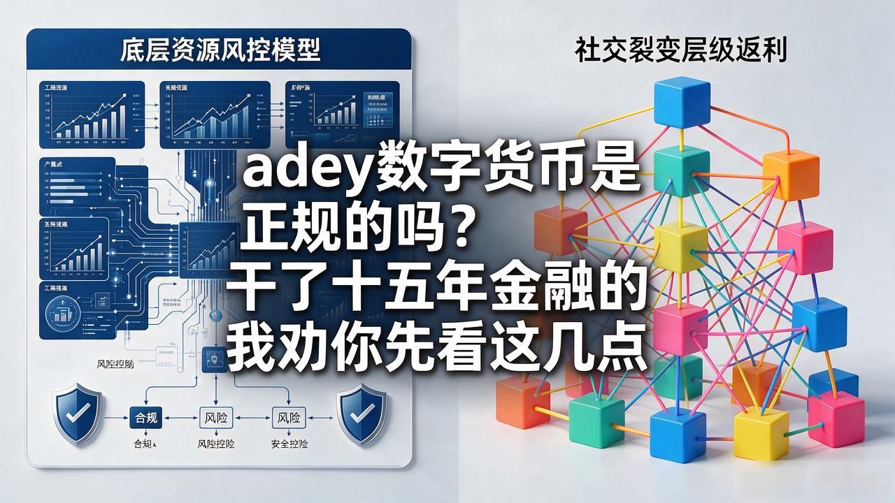 adey数字货币是正规的吗？干了十五年金融的我劝你先看这几点