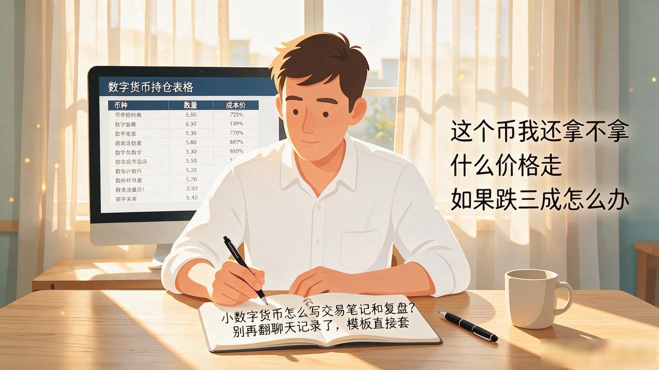 小数字货币怎么写交易笔记和复盘？别再翻聊天记录了，模板直接套