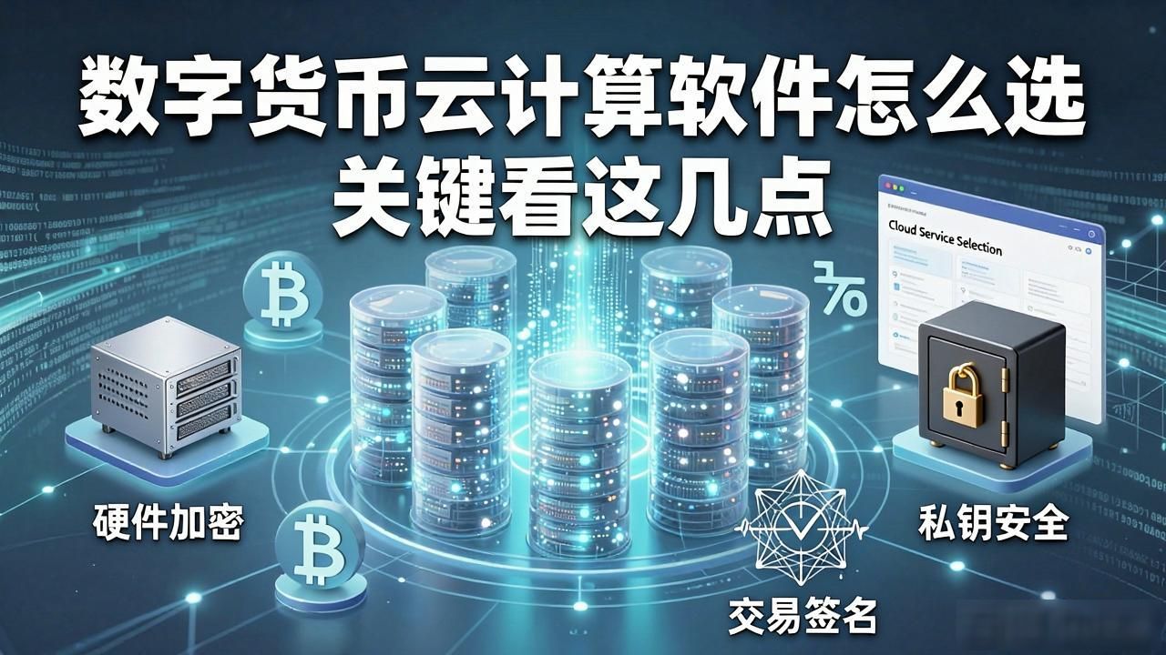 数字货币云计算软件怎么选 关键看这几点