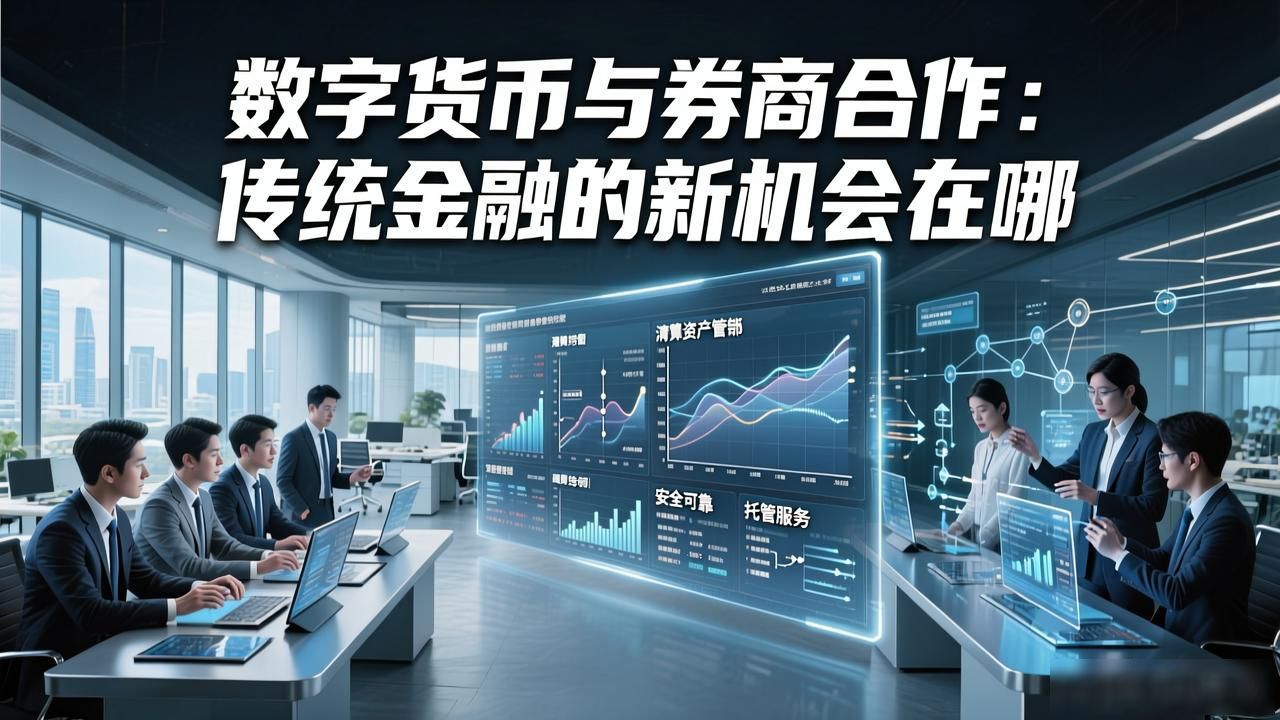 数字货币与券商合作：传统金融的新机会在哪
