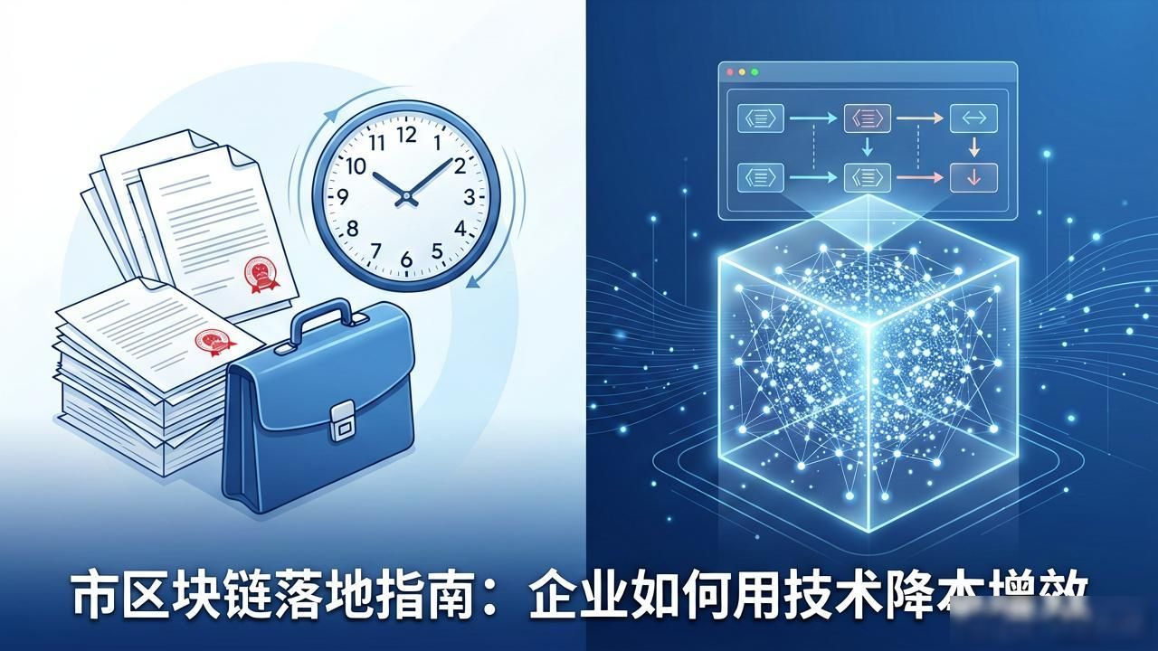 市区块链落地指南:企业如何用技术降本增效