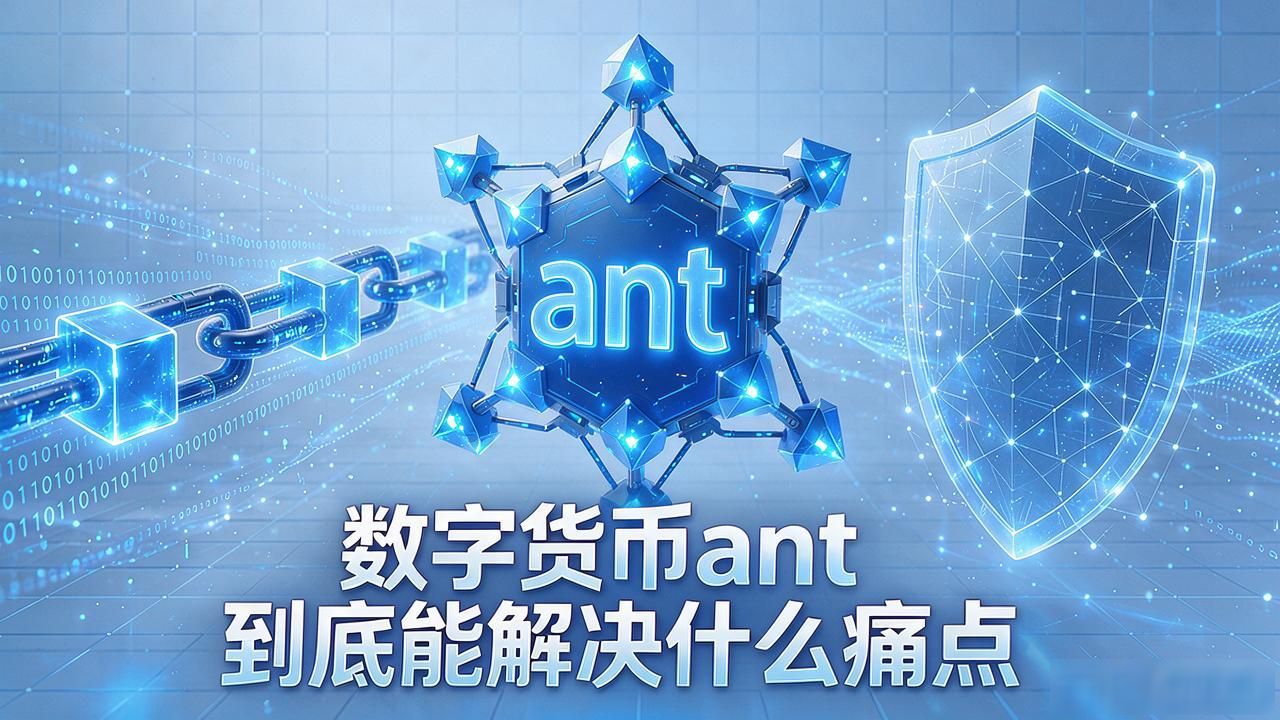 数字货币ant到底能解决什么痛点