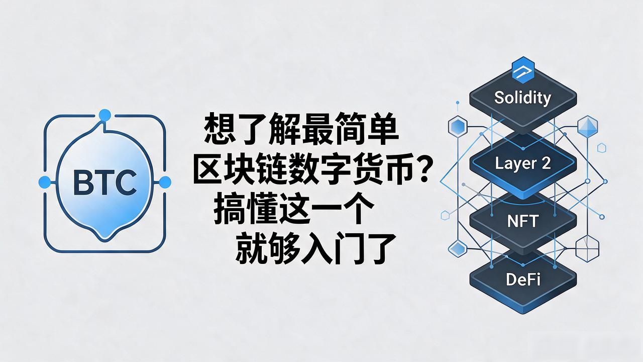 想了解最简单区块链数字货币？搞懂这一个就够入门了