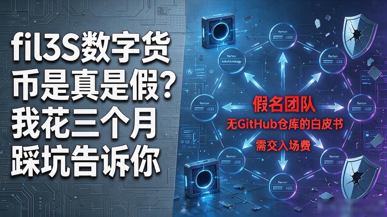 fil3S数字货币是真是假？我花三个月踩坑告诉你