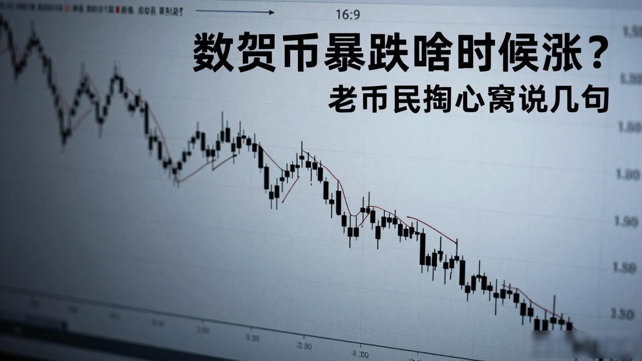 数字货币暴跌啥时候涨？老币民掏心窝说几句