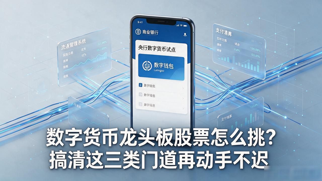 数字货币龙头板股票怎么挑？搞清这三类门道再动手不迟