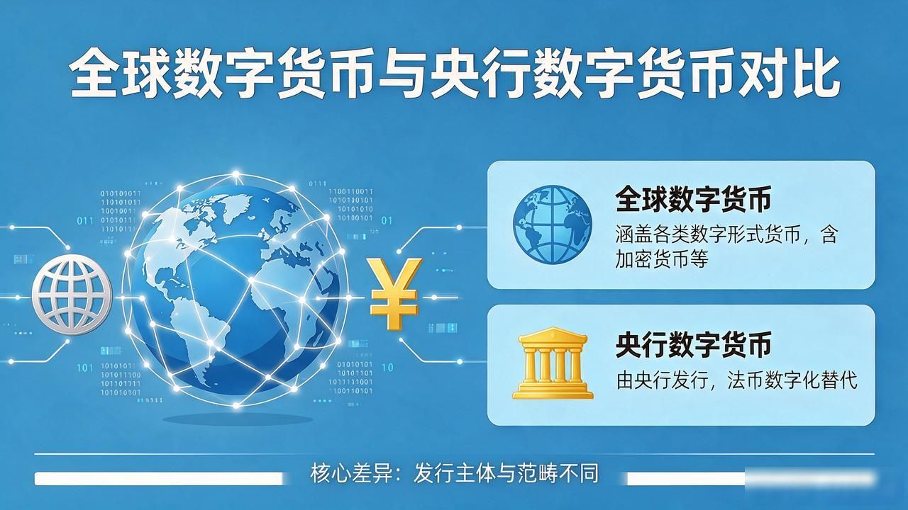 全球共有数字货币概念到底是什么？和各国央行数字货币有啥不同