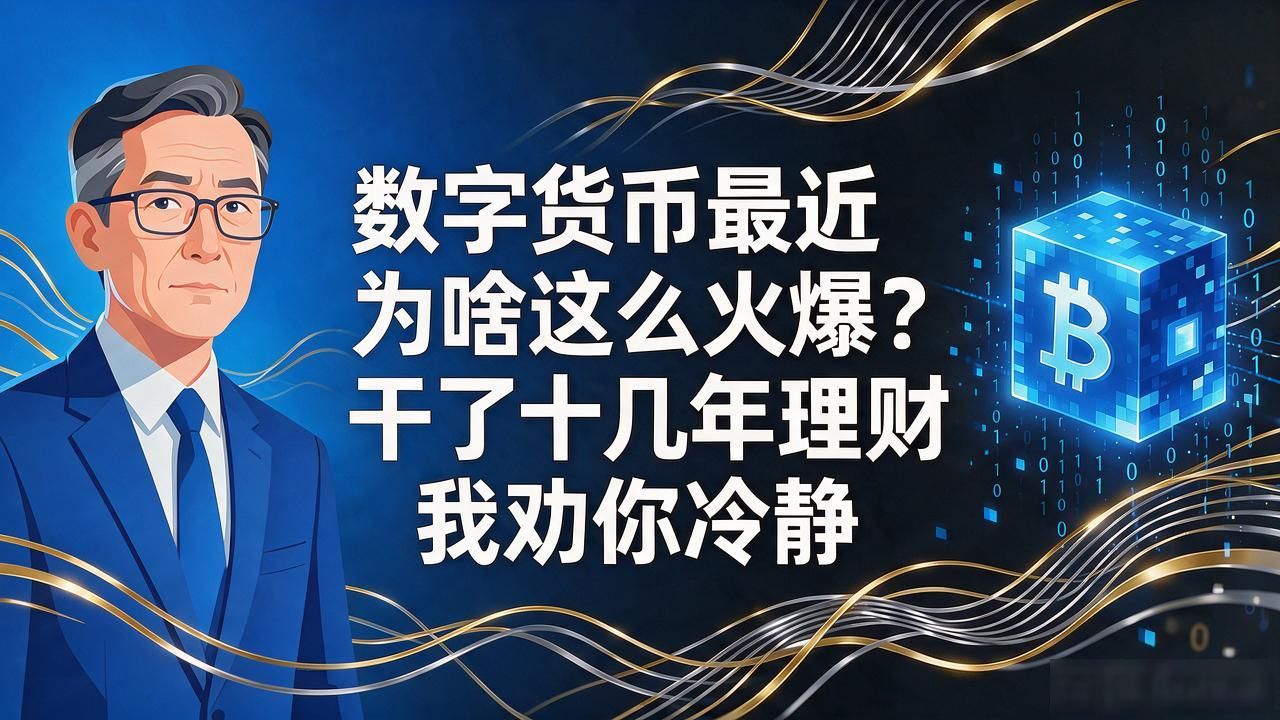 数字货币最近为啥这么火爆？干了十几年理财我劝你冷静