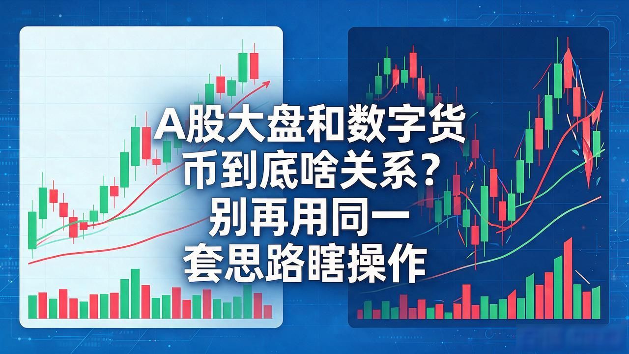 A股大盘和数字货币到底啥关系?别再用同一套思路瞎操作
