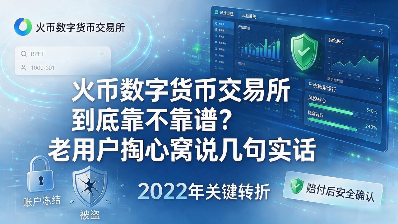 火币数字货币交易所到底靠不靠谱?老用户掏心窝说几句实话