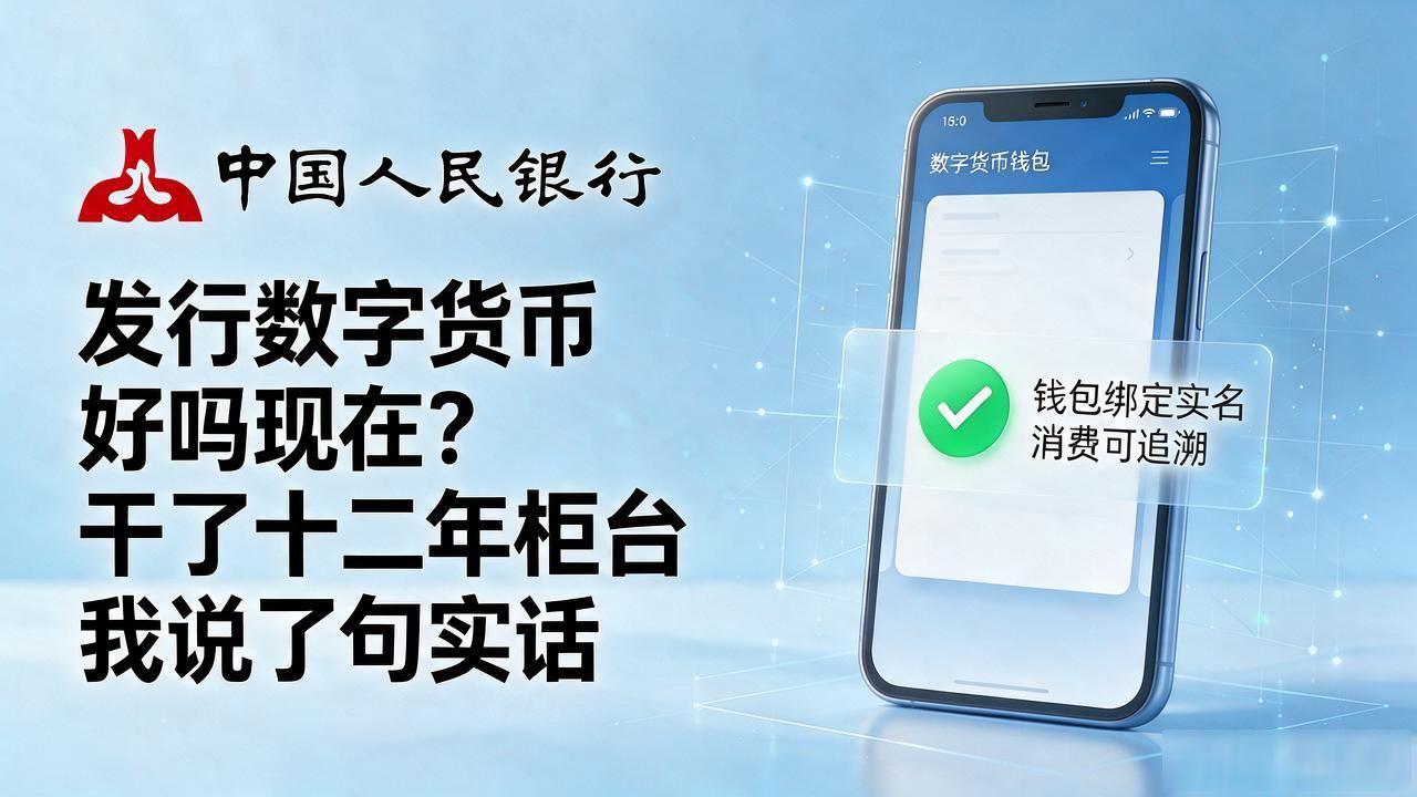 发行数字货币好吗现在？干了十二年柜台我说了句实话