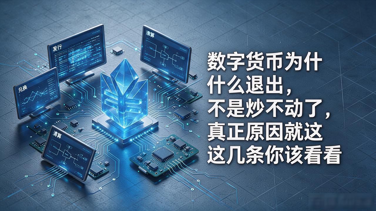 数字货币为什么退出，不是炒不动了，真正原因就这几条你该看看