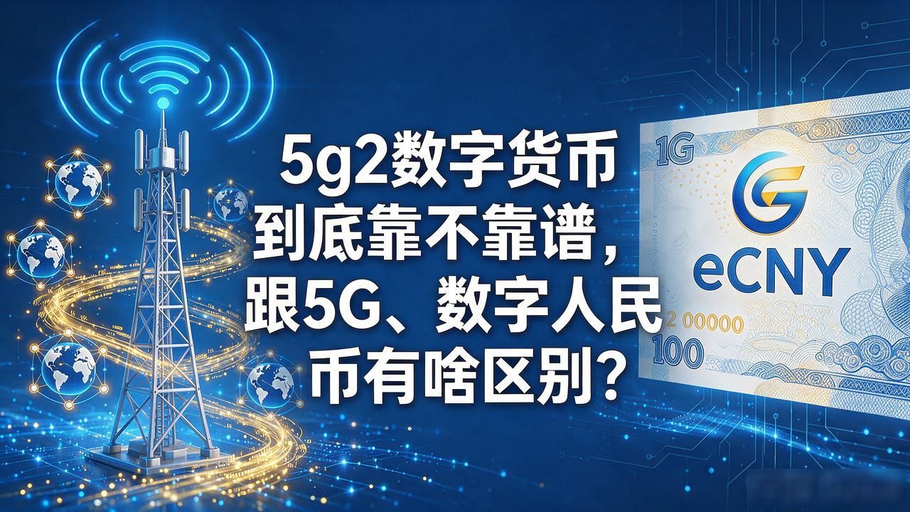5g2数字货币到底靠不靠谱，跟5G、数字人民币有啥区别