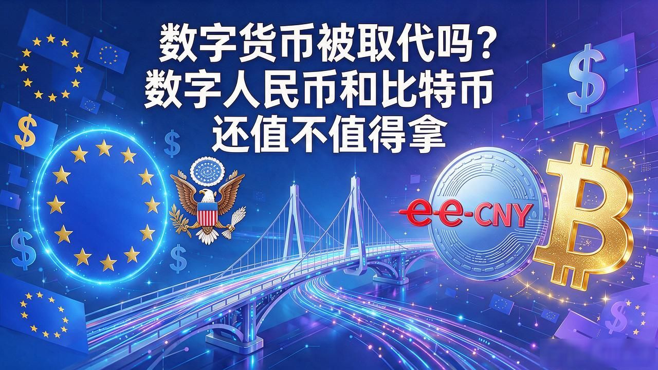数字货币被取代吗?数字人民币和比特币还值不值得拿