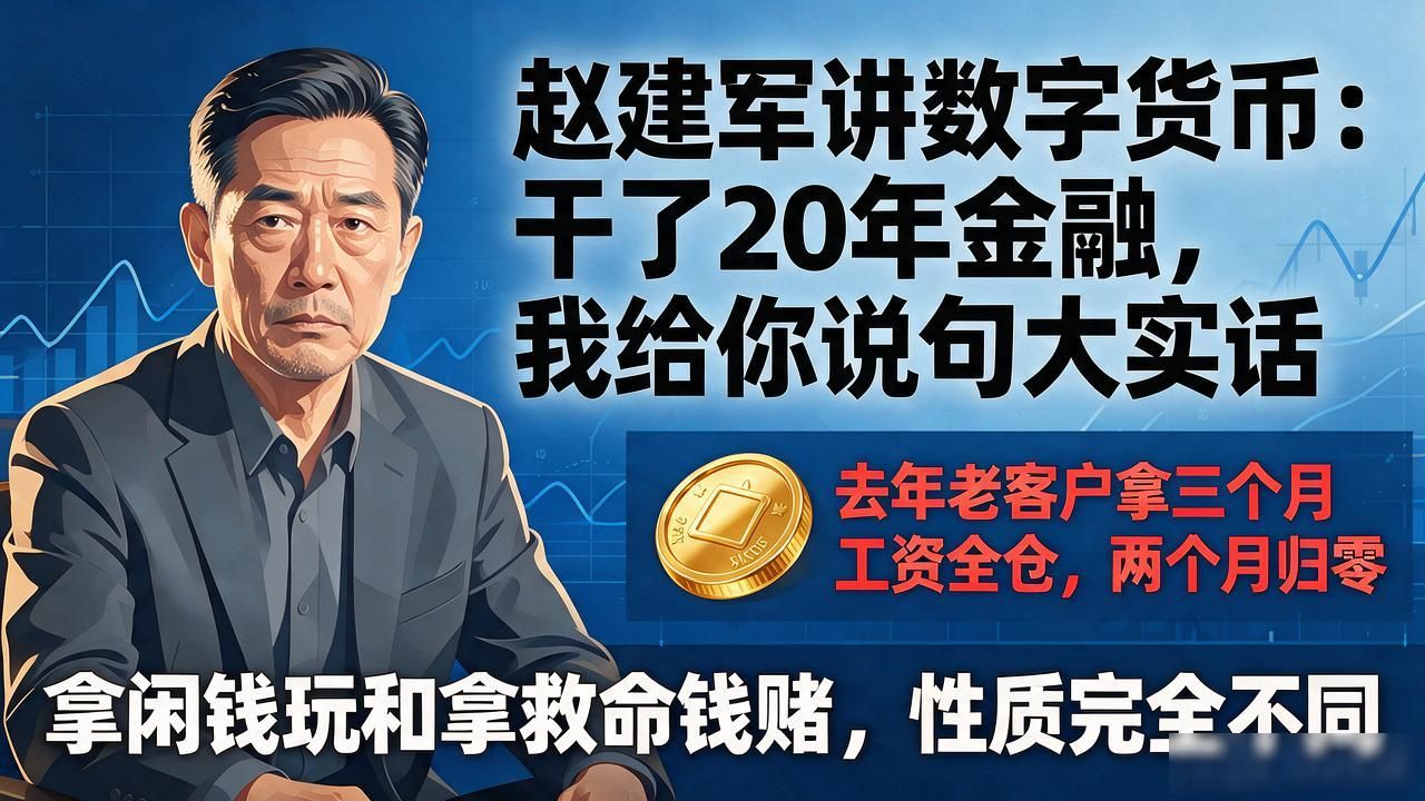 赵建军讲数字货币：干了20年金融，我给你说句大实话