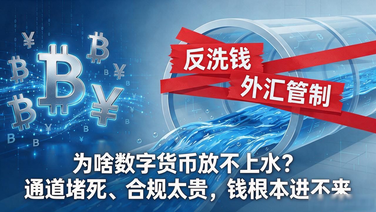 为啥数字货币放不上水？通道堵死、合规太贵，钱根本进不来