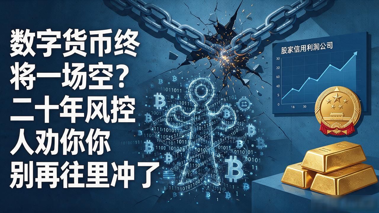 数字货币终将一场空？二十年风控人劝你别再往里冲了