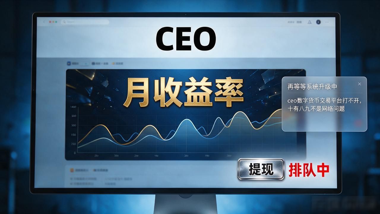 ceo数字货币交易平台打不开，十有八九不是网络问题