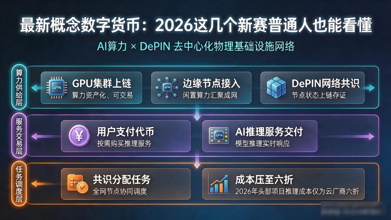 最新概念数字货币：2026这几个新赛道，普通人也能看懂