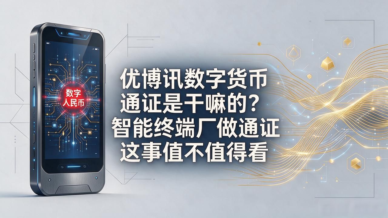 优博讯数字货币通证是干嘛的？智能终端厂做通证这事值不值得看