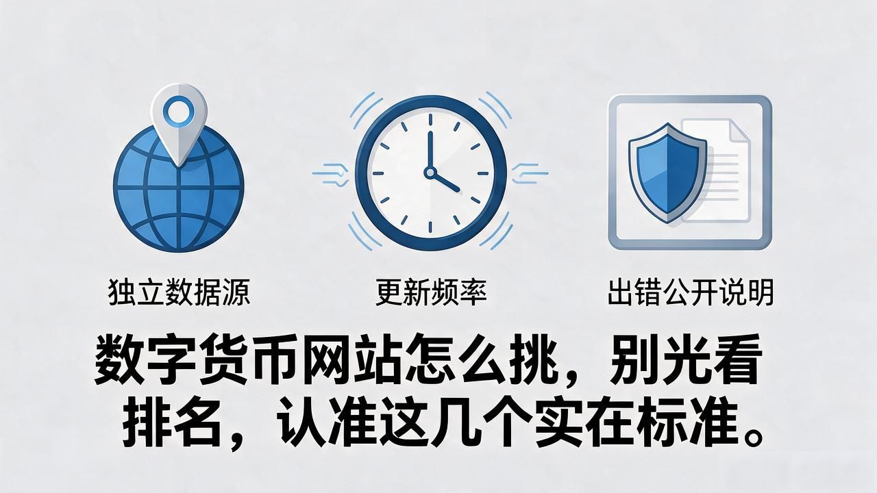 数字货币大全网站怎么挑，别光看排名，认准这几个实在标准