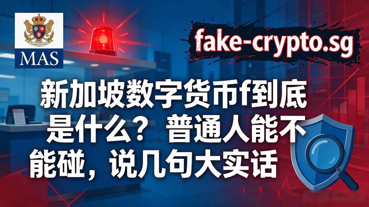 新加坡数字货币f到底是什么？普通人能不能碰，说几句大实话
