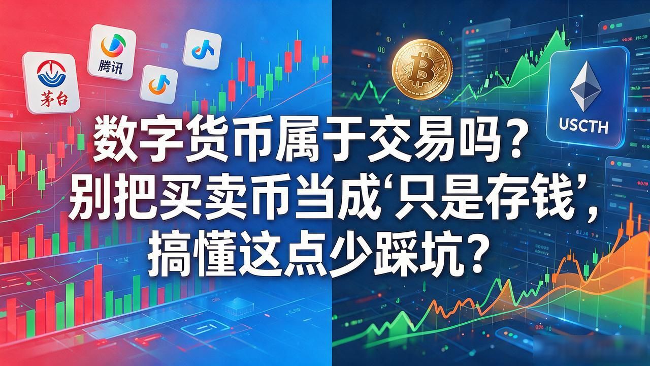 数字货币属于交易吗？别把买卖币当成"只是存钱"，搞懂这点少踩坑