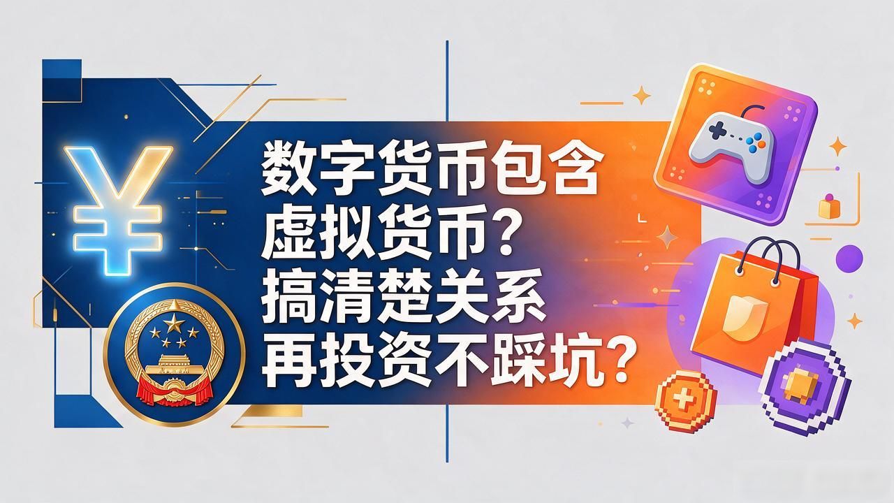 数字货币包含虚拟货币？搞清楚关系再投资不踩坑