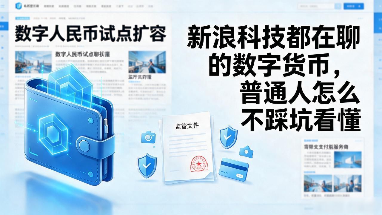 新浪科技都在聊的数字货币，普通人怎么不踩坑看懂