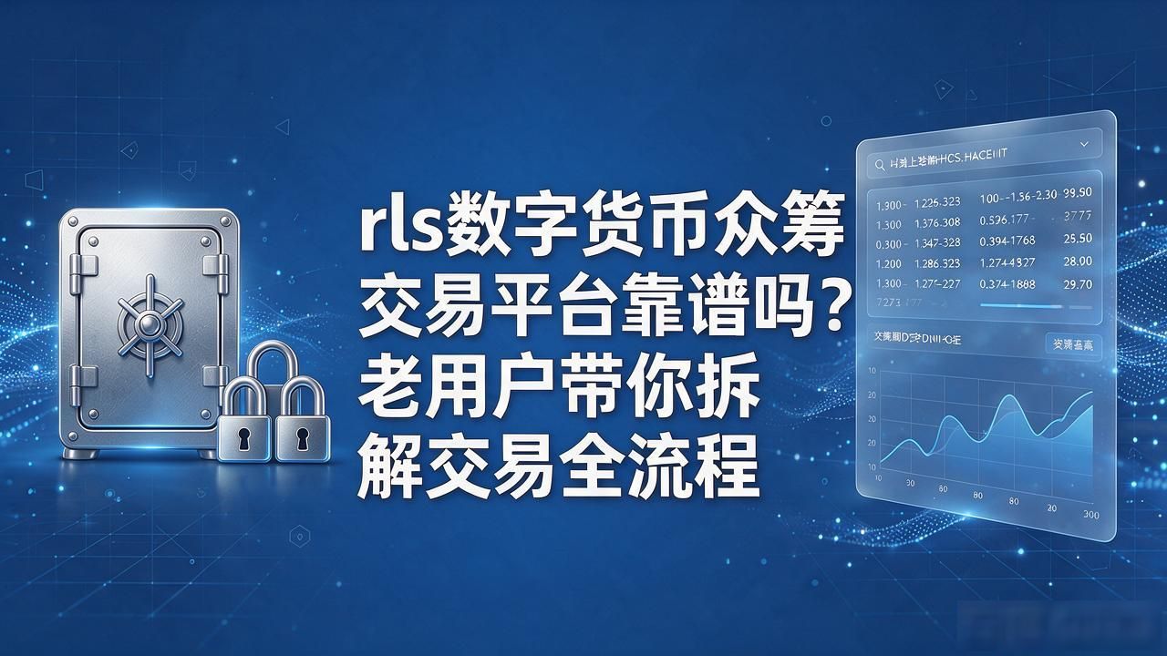 rls数字货币众筹交易平台靠谱吗？老用户带你拆解交易全流程