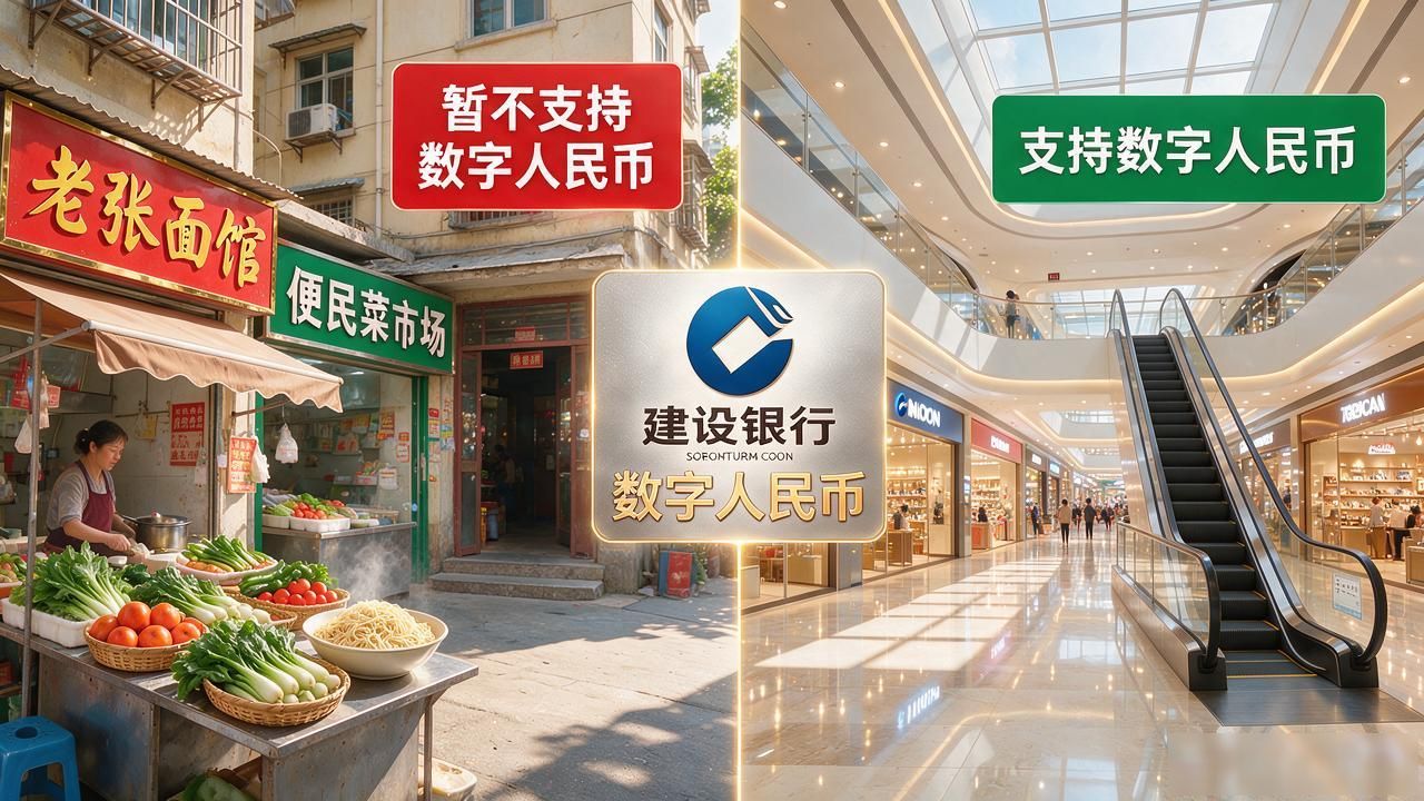 建设银行数字人民币体验：跟微信支付宝比，到底差在哪
