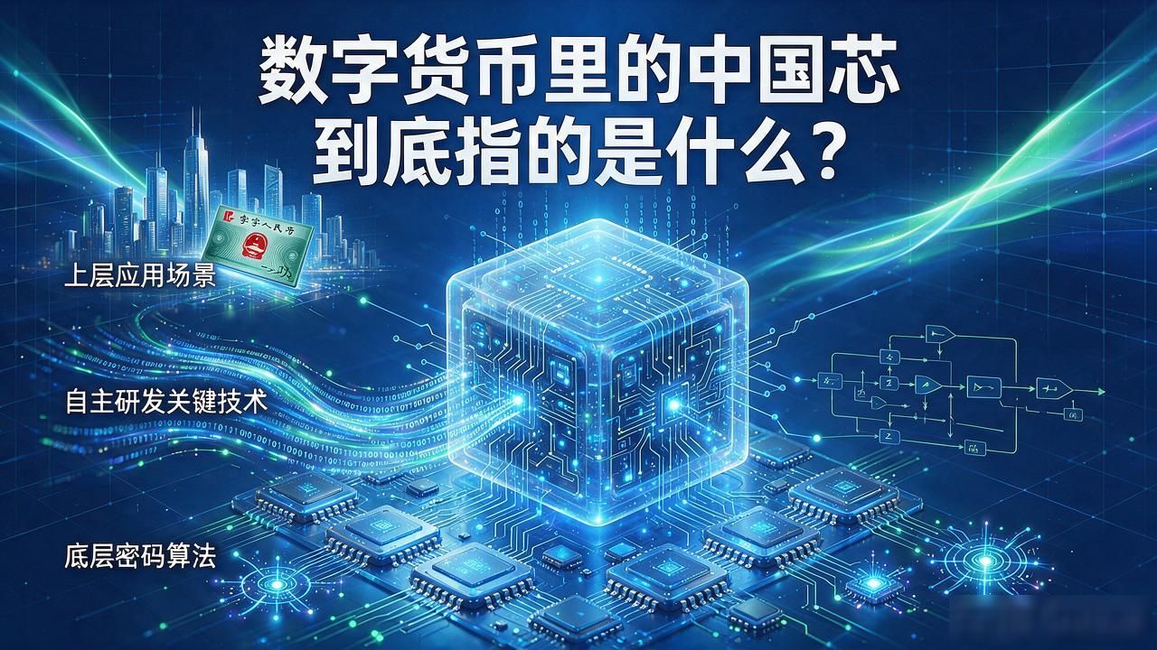 数字货币里的"中国芯"到底指的是什么？